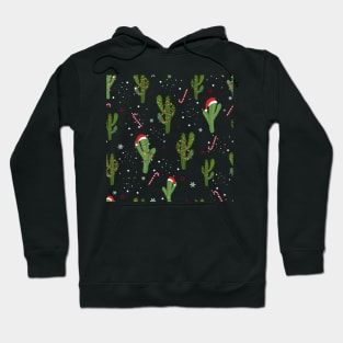 Cactus with succulents christmas tree pattern Hoodie